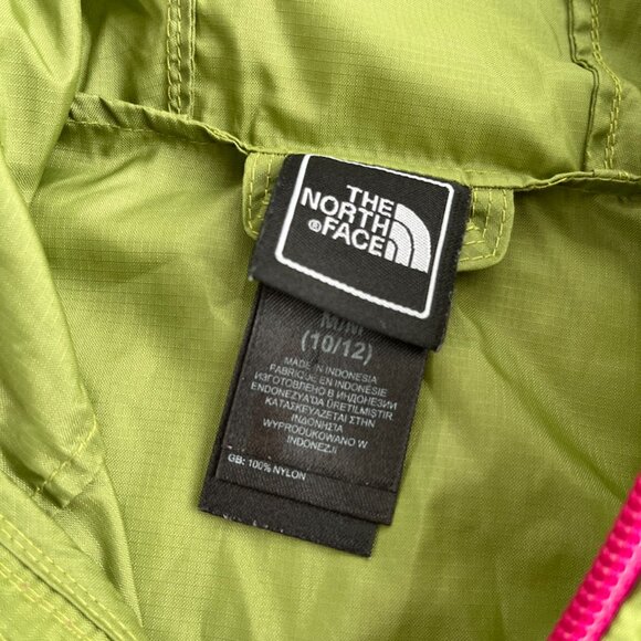Girls' North Face Lightweight Jacket - Green, Size Medium 10/12 - Picture 4 of 4